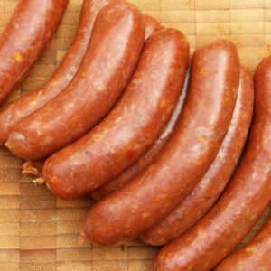 Salchicha de cordero Merguez 100% - sin cerdo - 340 g/0,75 lb - bolsa de 6 piezas