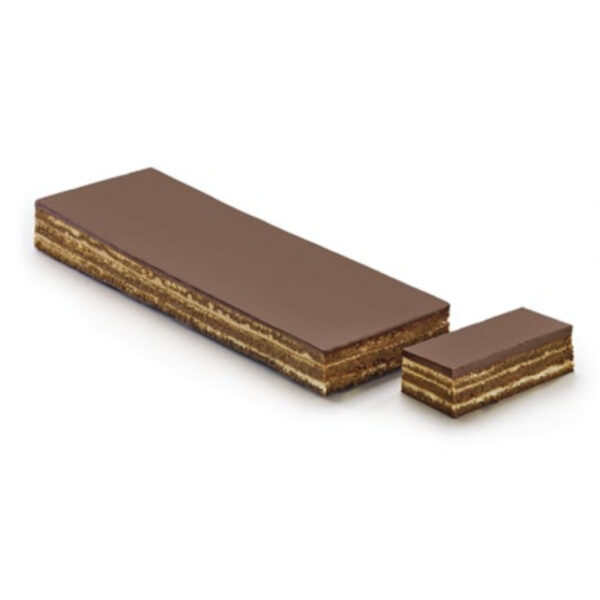 Opera Chocolate Strip Cake - 12x4''/30x10cm - serves up to 12 - 800g/28oz