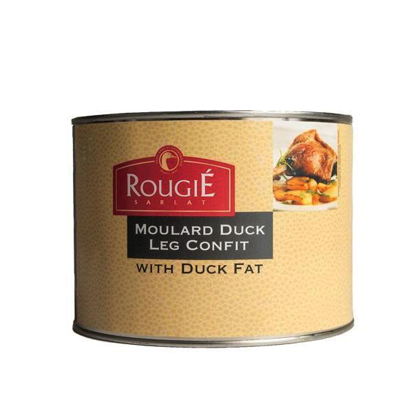 Moulard Duck Legs Confit in Duck Fat ROUGIE - 4 legs - 1.5kg/3.3lb