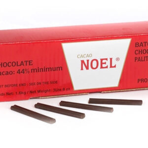 NOEL Chocolate Batons 44% - box with ∼270 pcs - 1.6kg/3.52lb