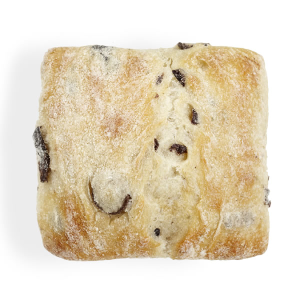 Petit pain ciabatta aux olives 45g BOULART - paquet de 20