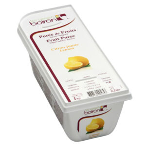 Purée de citron - sans sucre ajouté - 1kg/2.2lb